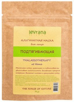 Альгинатная маска для лица, Подтягивающая (30 г), Levrana Альгинатная маска для лица, Подтягивающая (30 г), Levrana